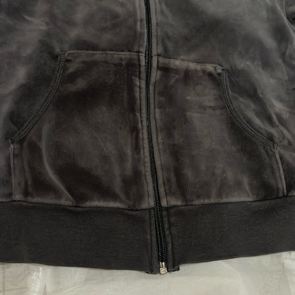Charlotte Russe Y2K Velour Zip Up Hoodie Small - Picture 6 of 12